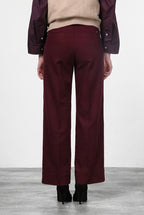 New York Studio women’s chino pants in satin with straight fit