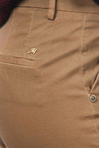 New York Studio Chinohose für Damen aus Satin mit straight fit