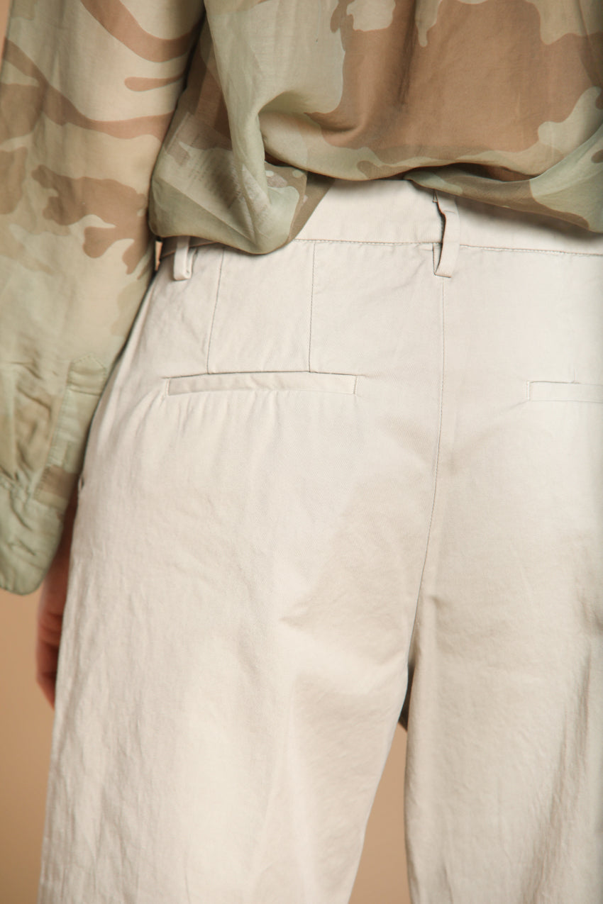 New York Studio Damen Chino Hose aus Baumwoll-Twill Wide Leg