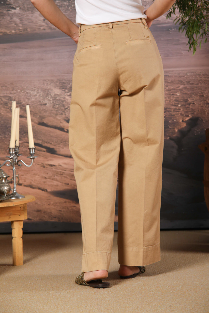 New York Studio Damen Chino Hose aus Baumwoll-Twill Wide Leg