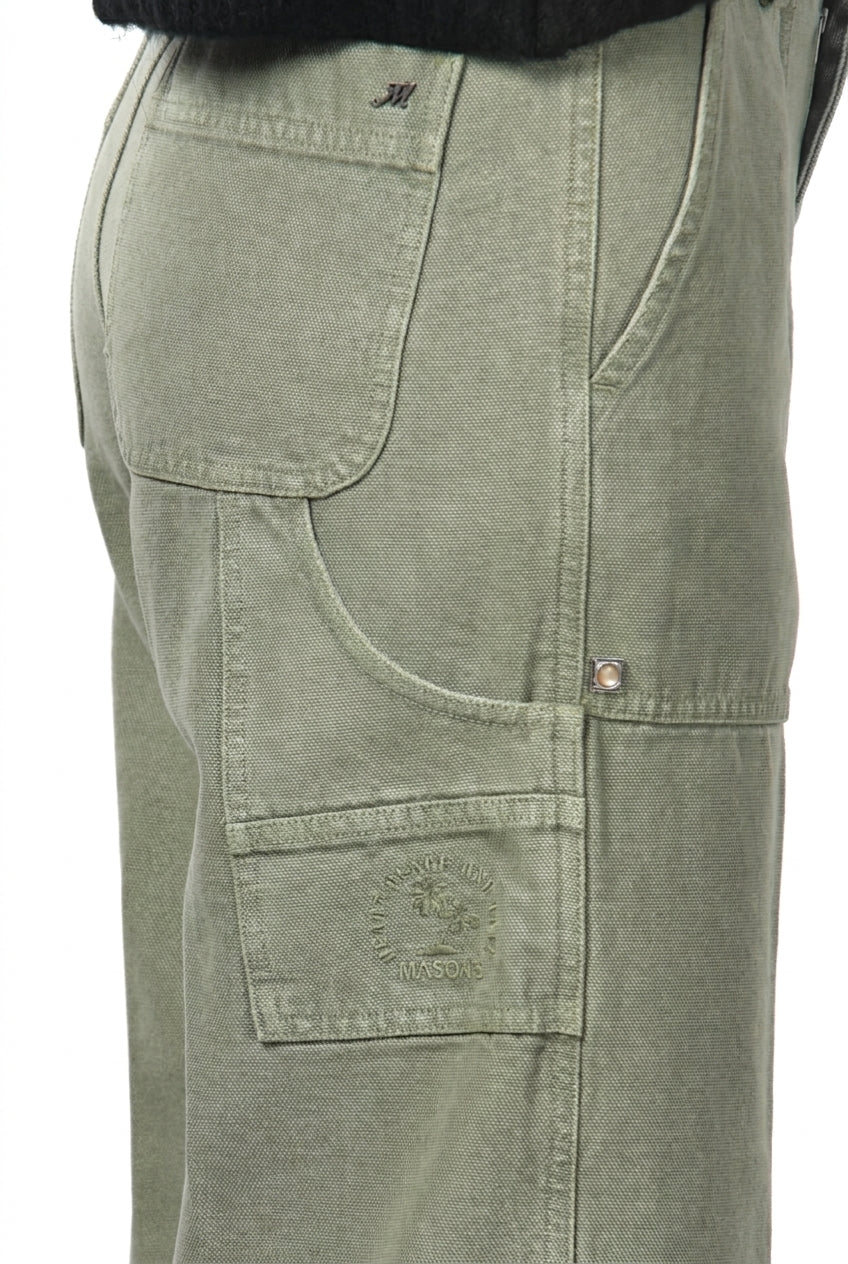 Dallas Wide pantalone chino donna in canvas straight fit