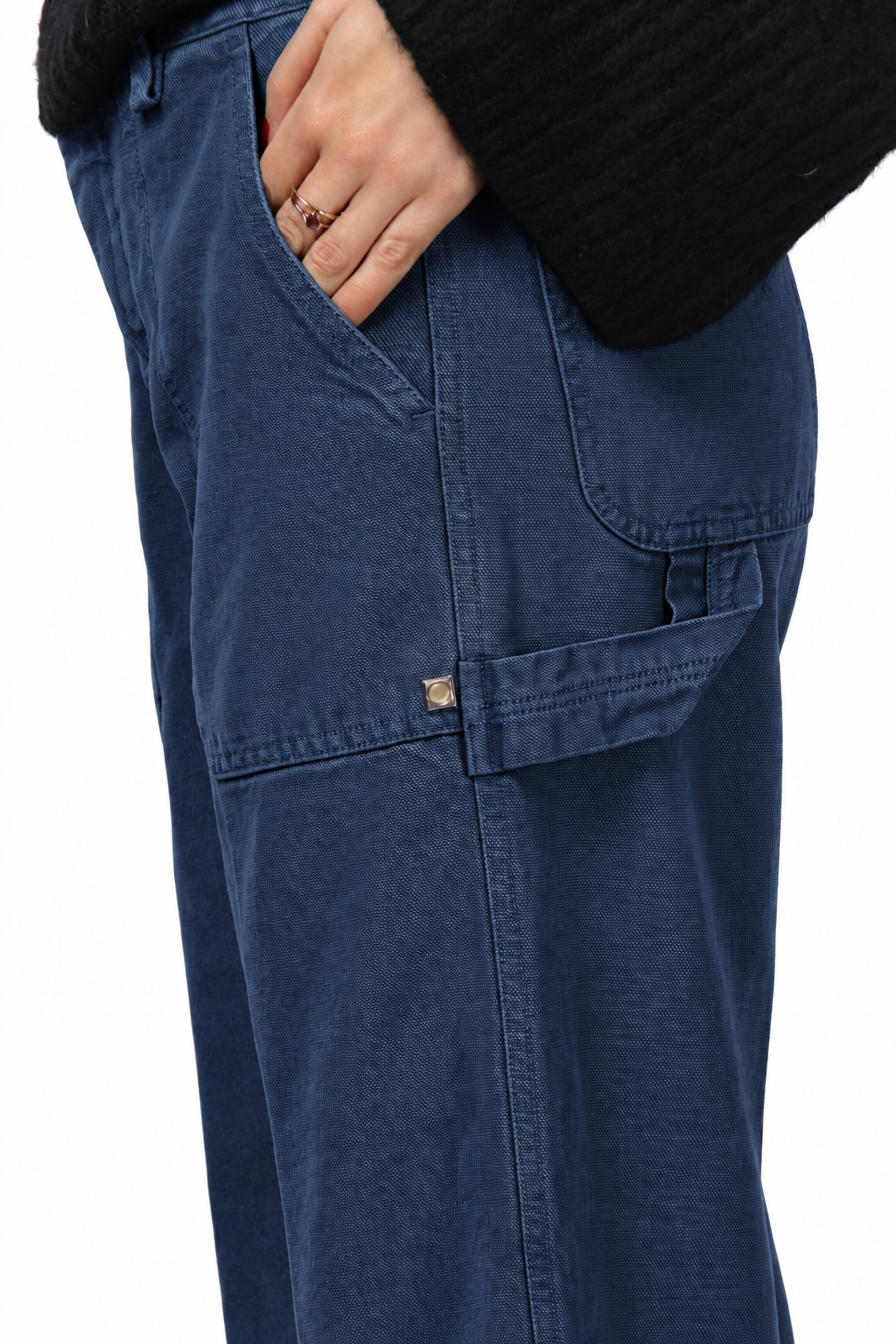 Dallas Wide women’s chino pants in canvas with straight fit