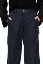 Dallas Wide pantalone chino donna in canvas straight fit
