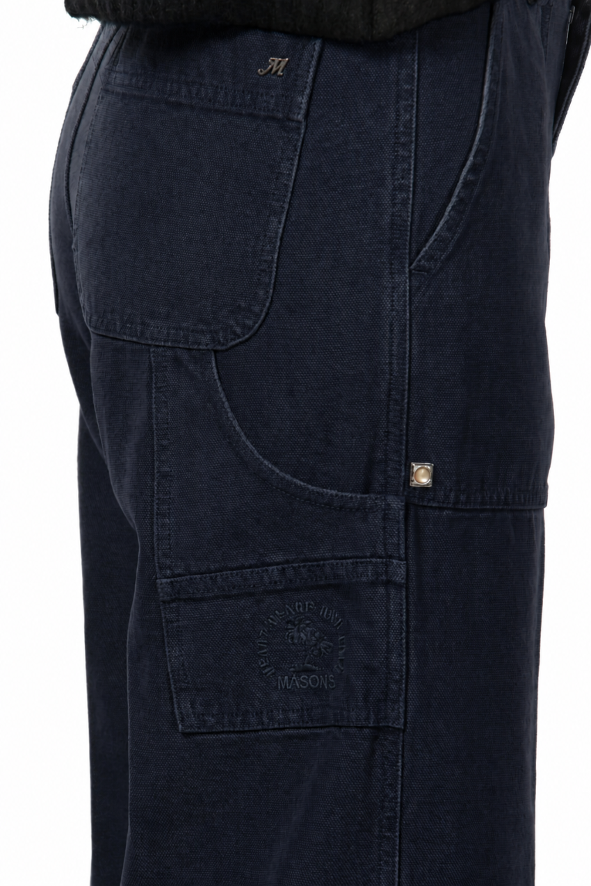 Dallas Wide pantalone chino donna in canvas straight fit