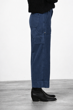 Dallas Wide women’s chino pants in canvas with straight fit