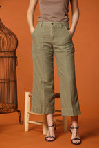 Dallas Wide Damen Cargo-Hose aus Baumwolle Wide Leg