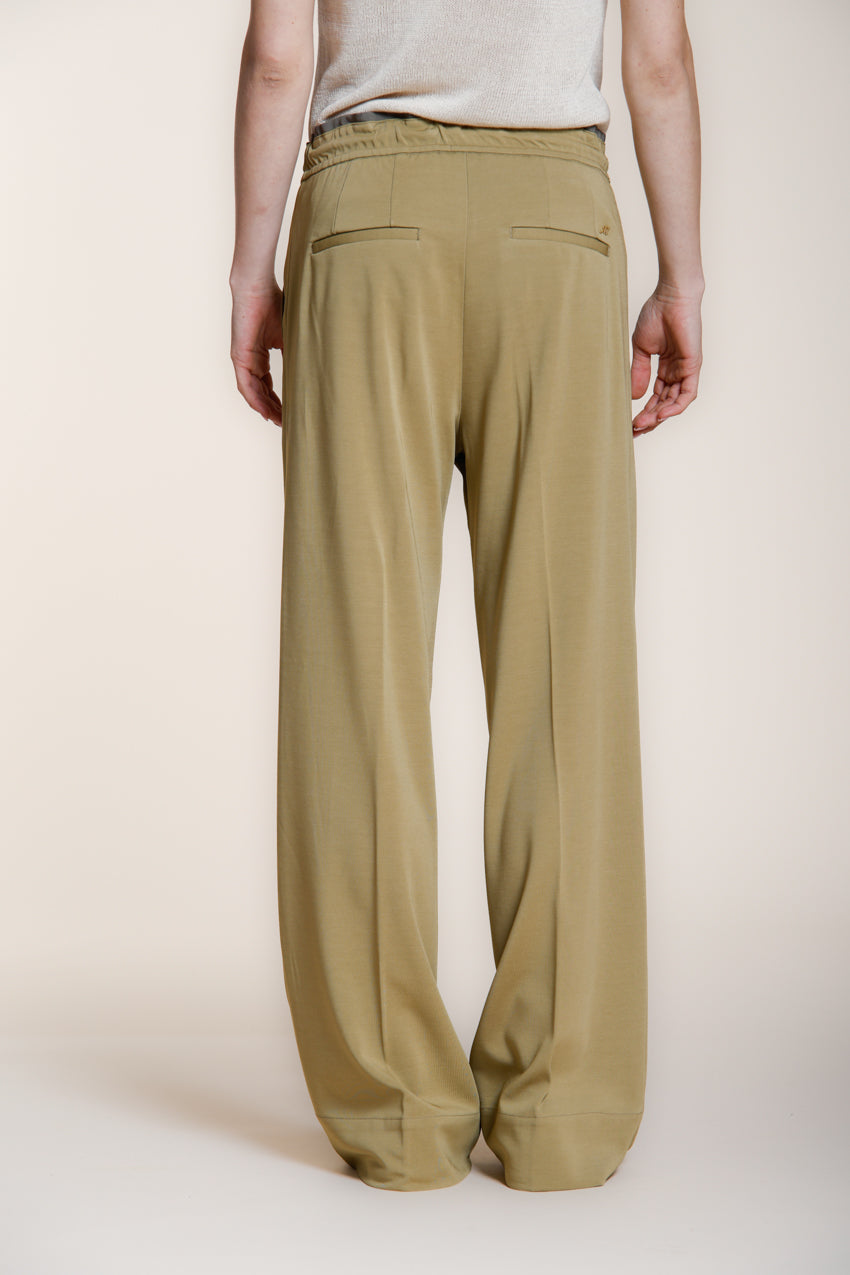 New York Studio Elax pantalone chino jogger donna in jersey straight fit