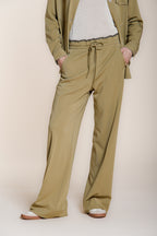 New York Studio Elax pantalone chino jogger donna in jersey straight fit
