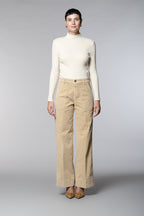 Dallas Wide L Damen Cargo-Hose aus 1000-Rippen-Samt wide leg