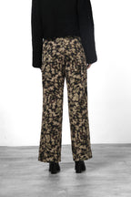 Dallas Wide Work pantalone chino donna in bull fantasia camouflage straight fit