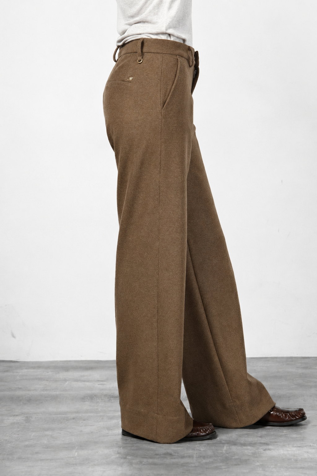 New York Studio Tailored women’s chino pants in flannel jersey with straight fit