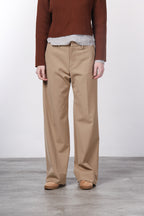 New York Studio Tailored pantalone chino donna in lana straight fit