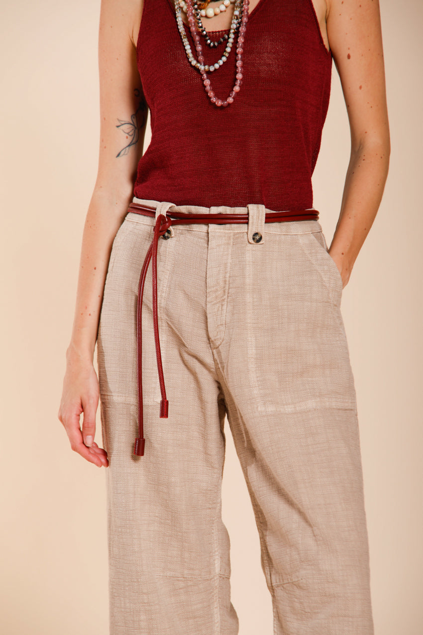 Vivienne Work pantalón cargo mujer en esterilla balloon fit