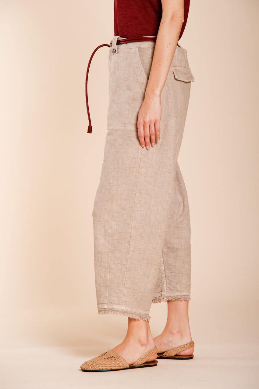 Vivienne Work pantalón cargo mujer en esterilla balloon fit