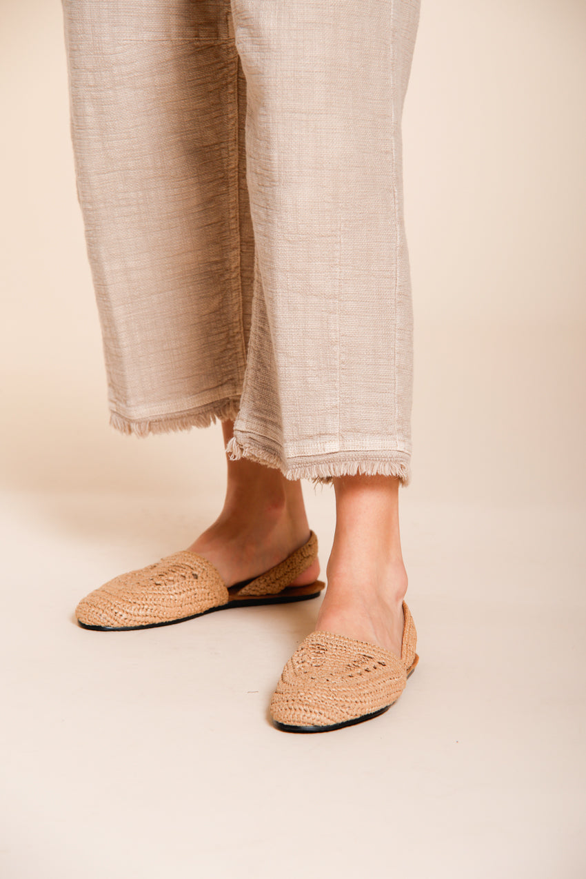 Vivienne Work pantalone cargo donna in stuoia balloon fit