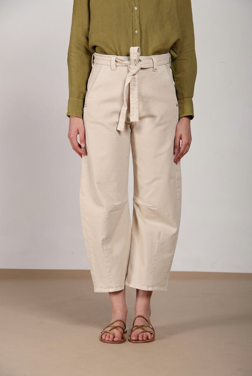 Vivienne City pantalón chino mujer en bull stretch balloon fit