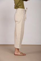 Vivienne City pantalón chino mujer en bull stretch balloon fit