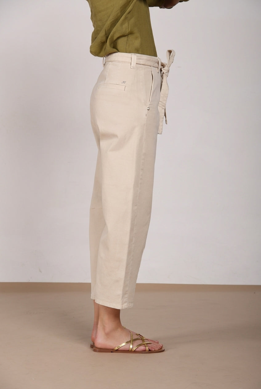 Vivienne City women's chino pants in stretch bull balloon fit