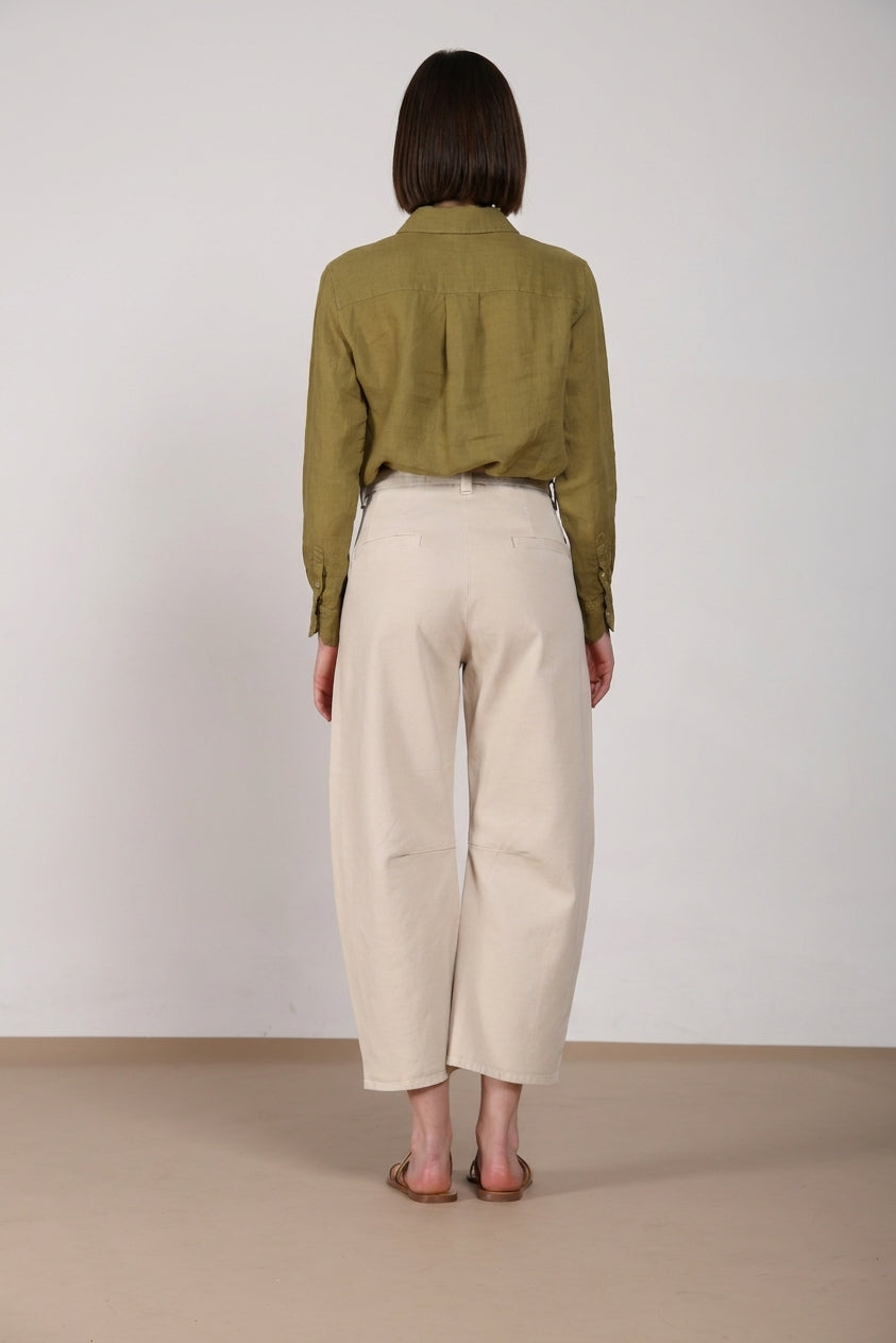 Vivienne City women's chino pants in stretch bull balloon fit