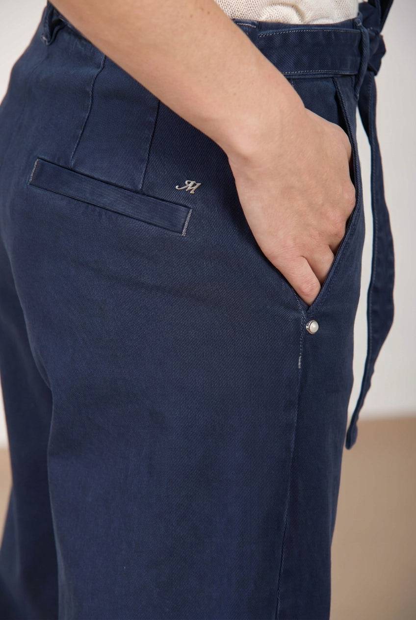 Vivienne City pantalón chino mujer en bull stretch balloon fit