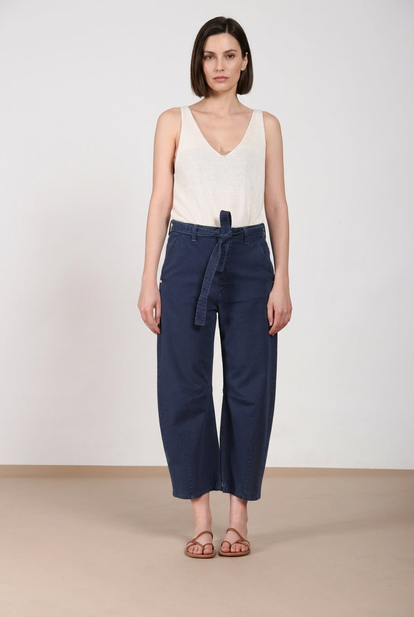 Vivienne City pantalón chino mujer en bull stretch balloon fit