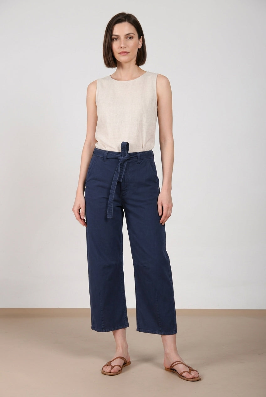 Vivienne City pantalón chino mujer en bull stretch balloon fit