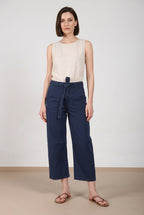 Vivienne City pantalón chino mujer en bull stretch balloon fit