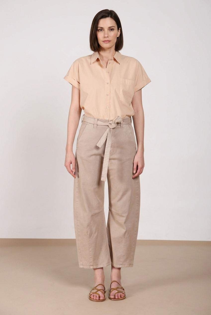 Vivienne City pantalón chino mujer en bull stretch balloon fit