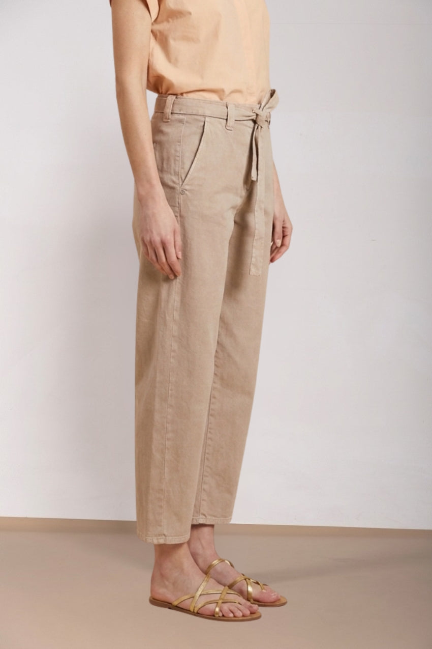 Vivienne City pantalón chino mujer en bull stretch balloon fit