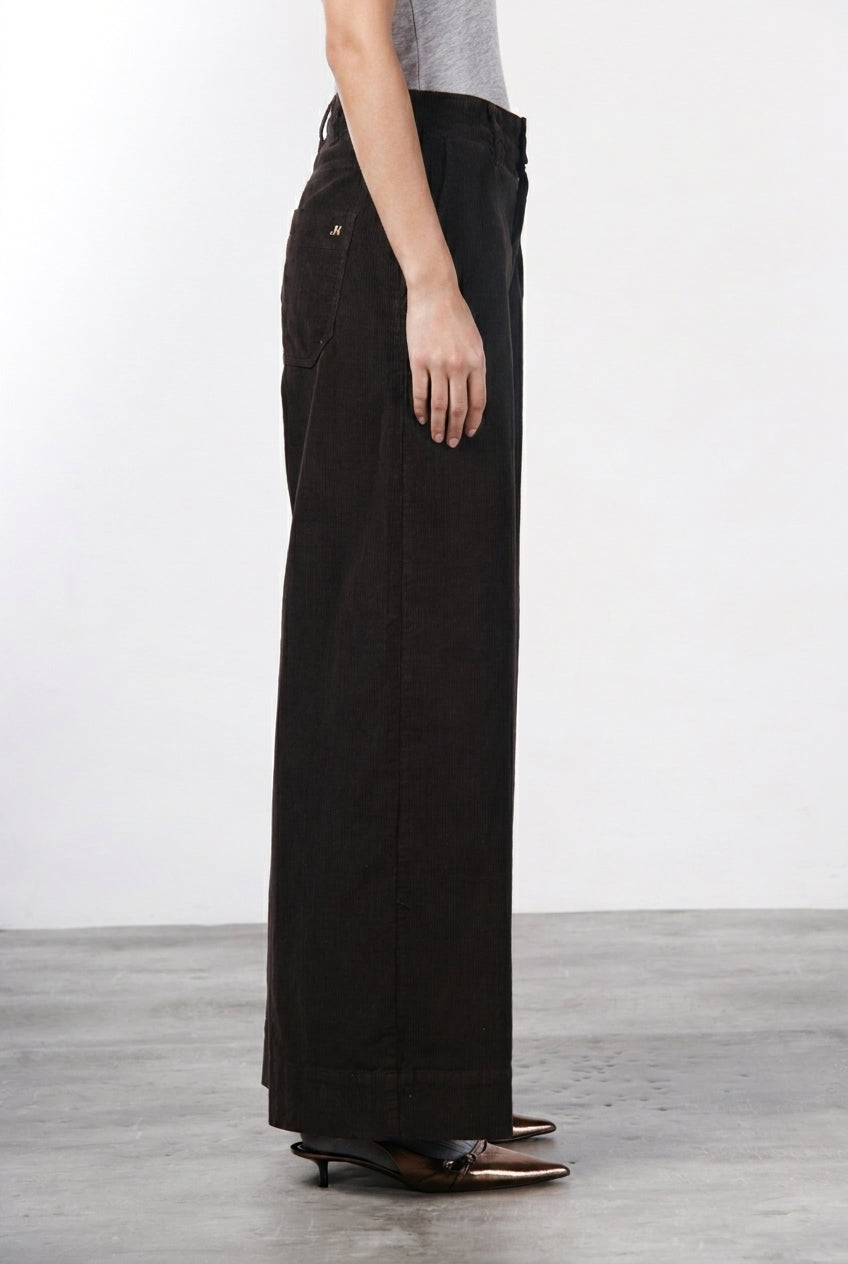 New York Wide Damen-Chinohose aus 500-Rippen-Cord, Wide Leg