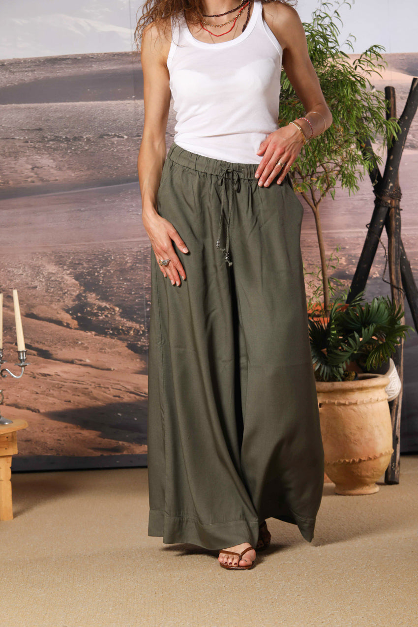 Portofino Damen Chinohose aus Modal wide leg