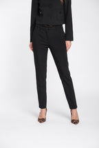 New York Slim pantalone chino donna in jersey tecnico slim fit ①