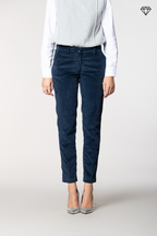 New York Slim pantalon chino femme en velours côtelé slim fit ①