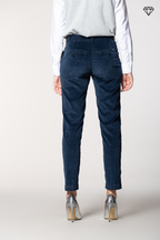 New York Slim pantalon chino femme en velours côtelé slim fit ①