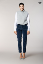 New York Slim pantalon chino femme en velours côtelé slim fit ①
