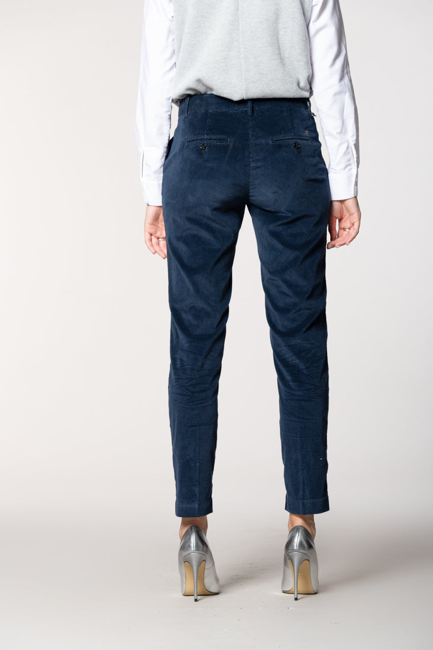 New York Slim Damen-Chinohose aus Kordsamt Slim Fit