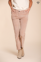 New York Slim pantalón chino mujer en pana slim fit ①