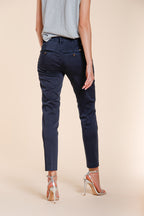 New York Slim pantalone chino donna in raso stretch slim fit ①