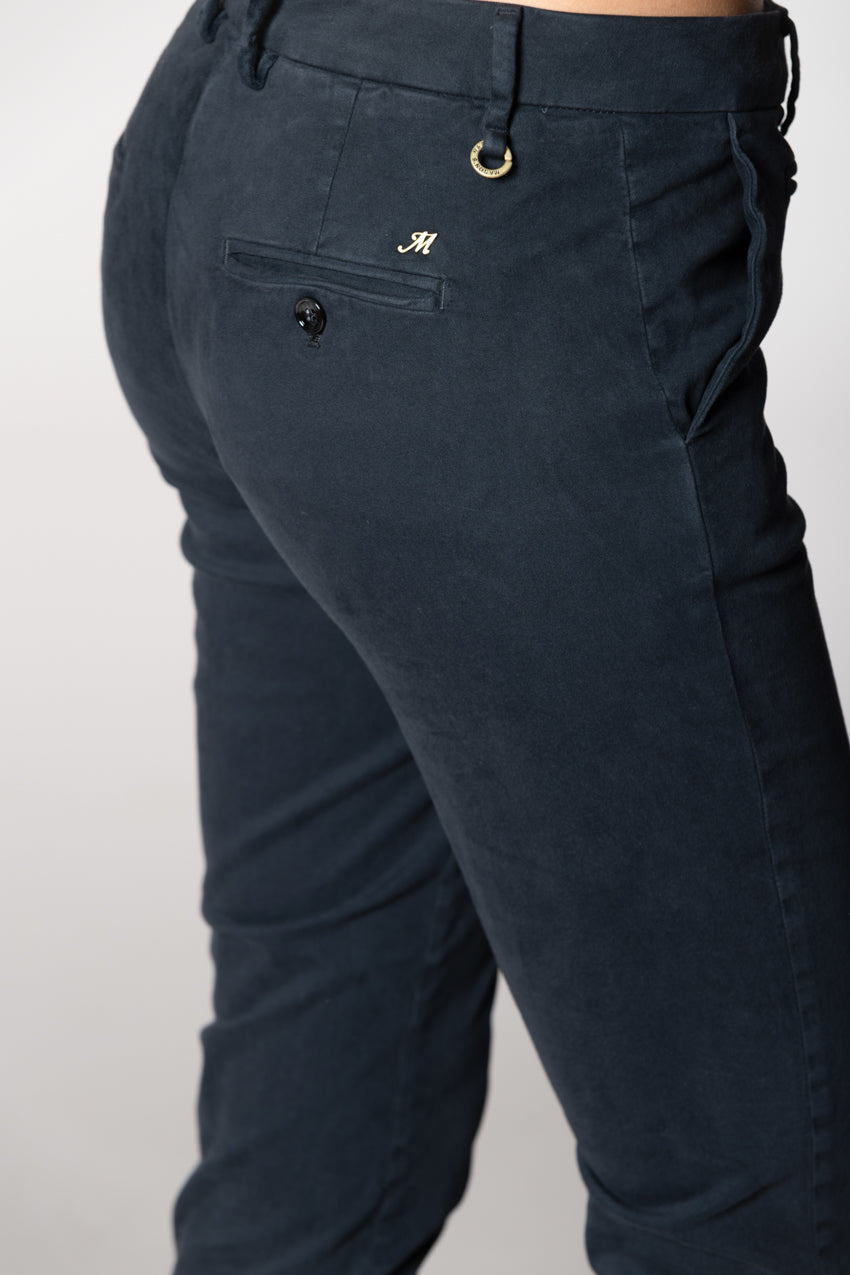 New York Slim Damen-Chinohose aus Satin Bistretch Slim Fit