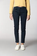 New York Slim Damen-Chinohose aus Satin Bistretch Slim Fit