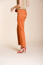 New York Trumpet pantalon chino femme en satin stretch slim fit