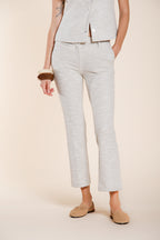 New York Trumpet pantalon chino femme en jersey à grain de riz slim fit