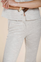 New York Trumpet pantalon chino femme en jersey à grain de riz slim fit