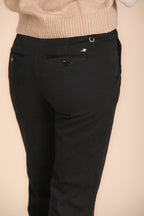 New York Trumpet Damen-Chinohose aus Gabardine Slim Fit