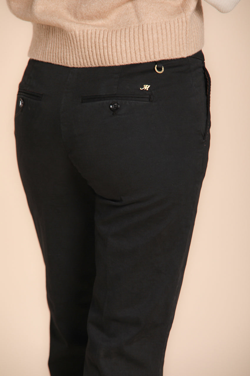 New York Trumpet Damen-Chinohose aus Gabardine Slim Fit