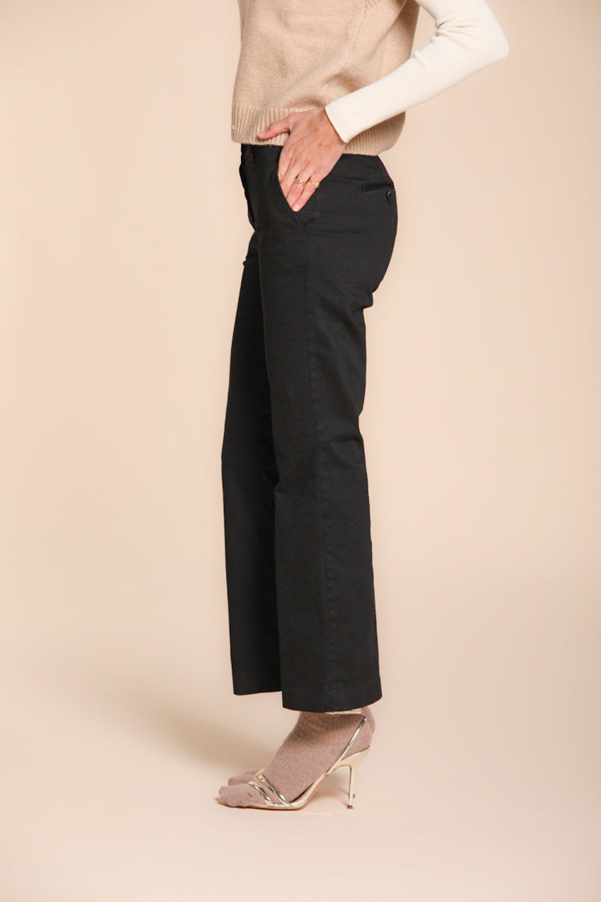 New York Trumpet Damen-Chinohose aus Gabardine Slim Fit