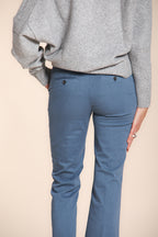 New York Trumpet Damen-Chinohose aus Gabardine Slim Fit