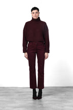 New York Trumpet women’s chino pants in gabardine with slim fit ①