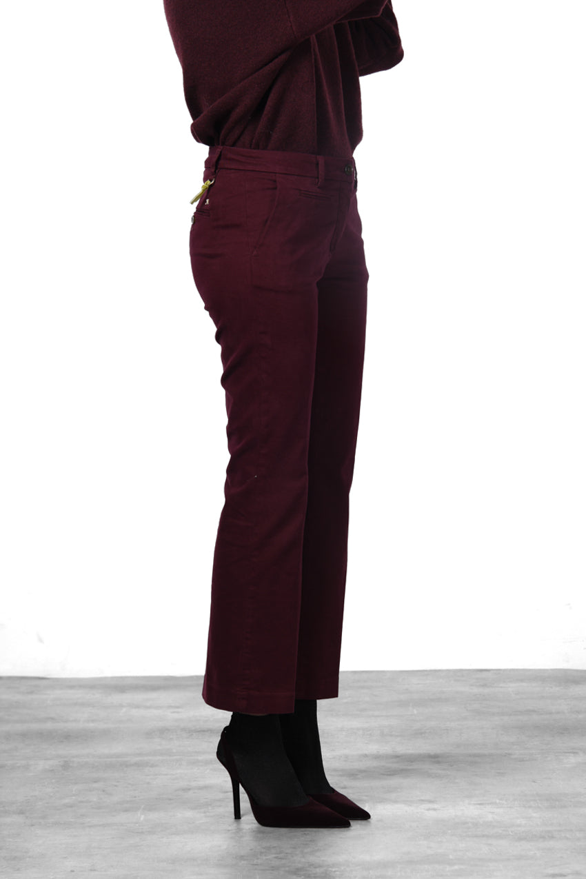 New York Trumpet women’s chino pants in gabardine with slim fit ①
