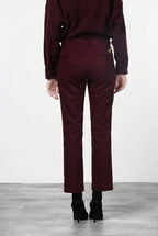 New York Trumpet women’s chino pants in gabardine with slim fit ①